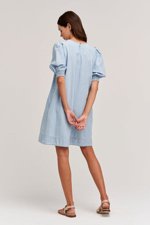 NAOMI CHAMBRAY SHIFT DRESS - Velvet Staging 2.0