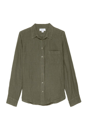 NATALIA LINEN BUTTON-UP SHIRT - Velvet Staging 2.0
