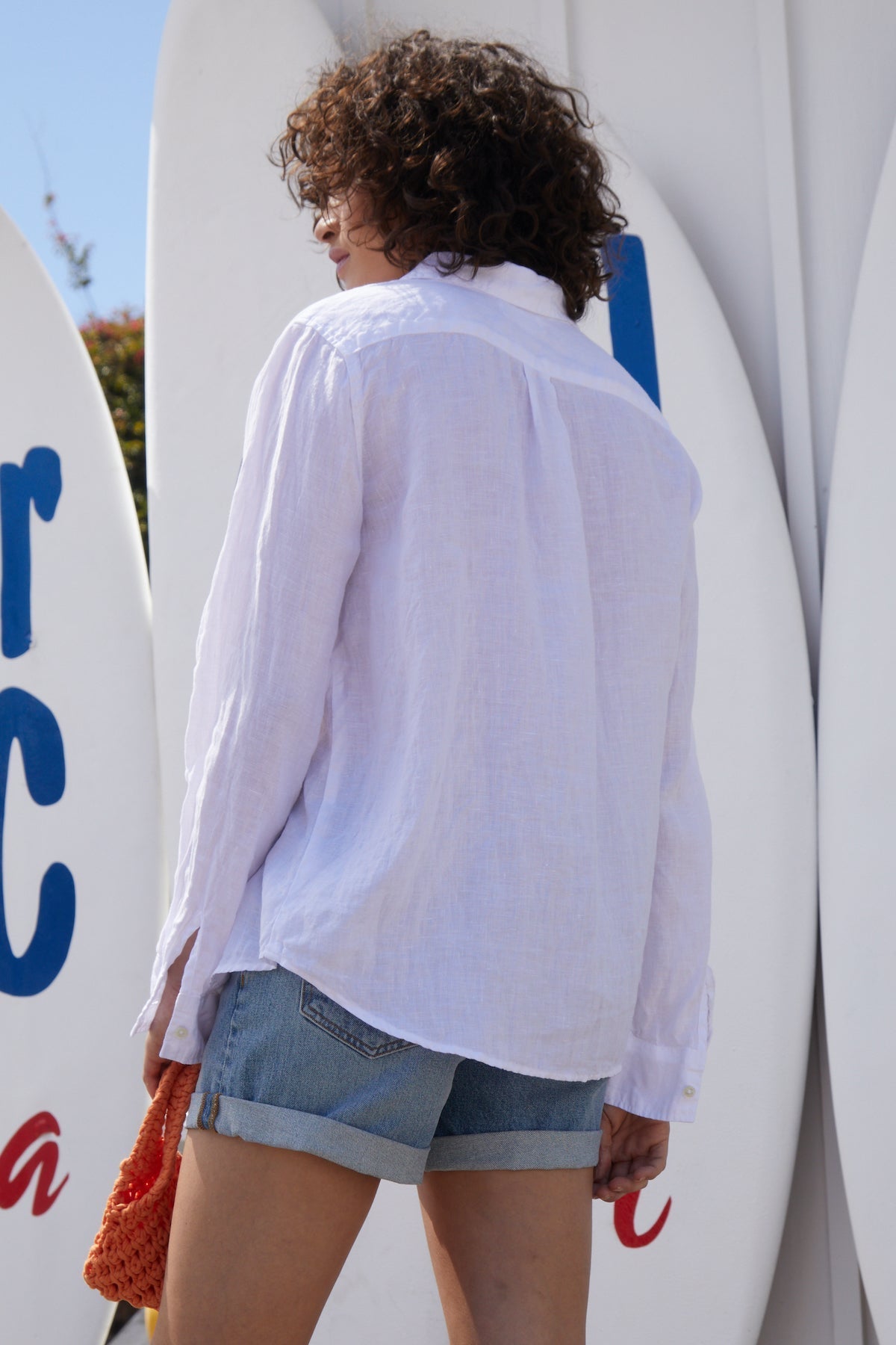 NATALIA LINEN BUTTON-UP SHIRT - Velvet Staging 2.0