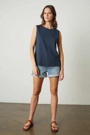 NATALIE ROLLED HEM SHORT - Velvet Staging 2.0