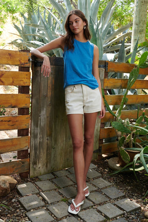 NATALIE ROLLED HEM SHORT - Velvet Staging 2.0