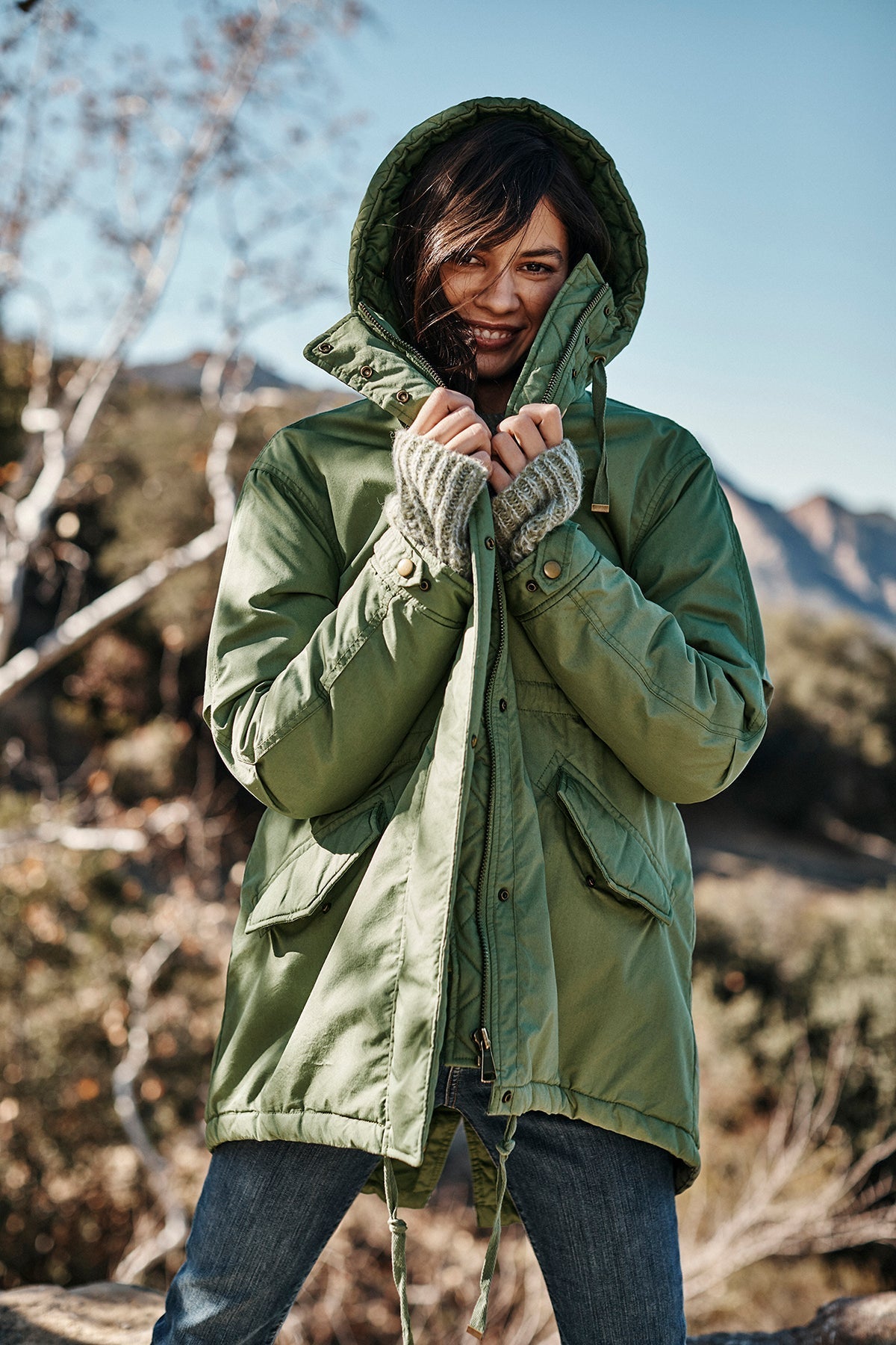 NICKI PARKA JACKET - Velvet Staging 2.0