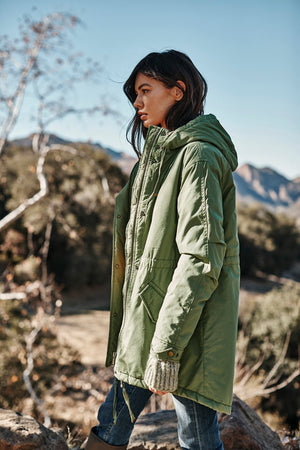 NICKI PARKA JACKET - Velvet Staging 2.0