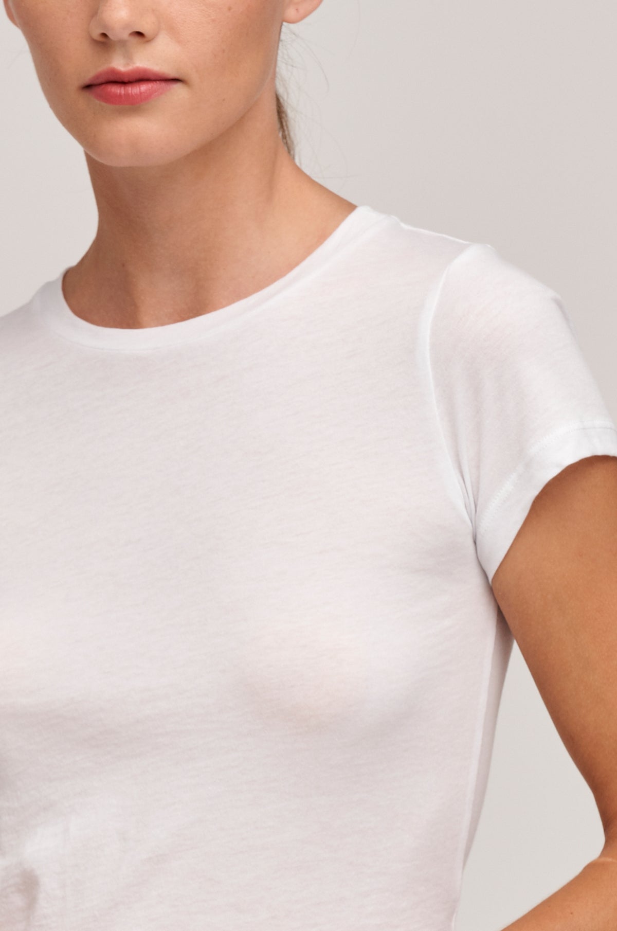 NINA CROPPED CREW NECK TEE - Velvet Staging 2.0
