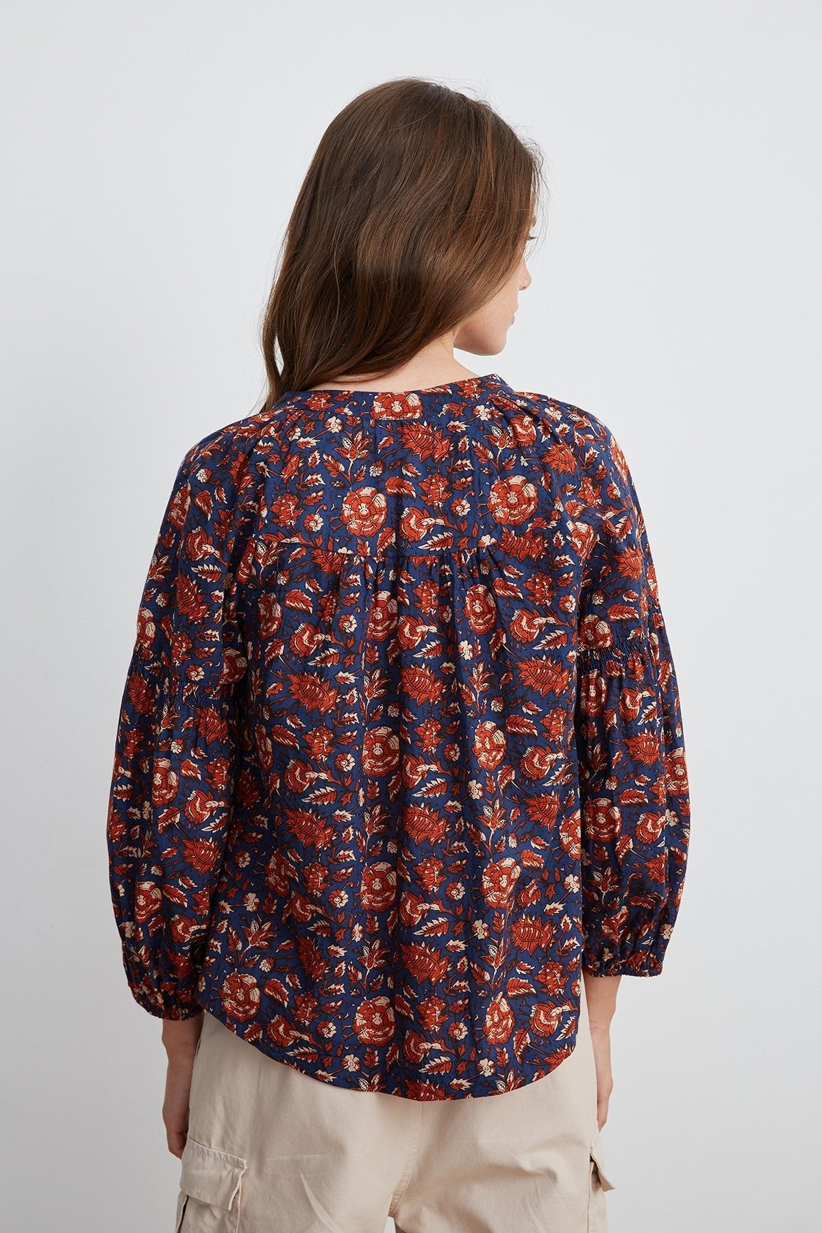 NOAH HALF PLACKET BLOUSE - Velvet Staging 2.0-26916277289156