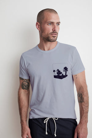 NOAH PALM TREE GRAPHIC TEE - Velvet Staging 2.0
