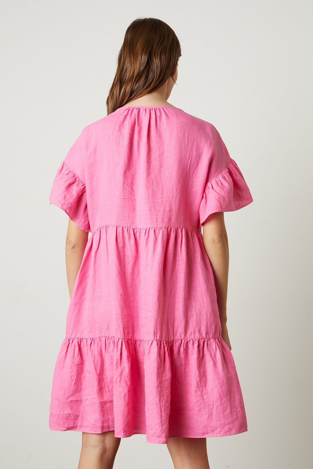 NOOR LINEN TIERED DRESS - Velvet Staging 2.0-26916280762564
