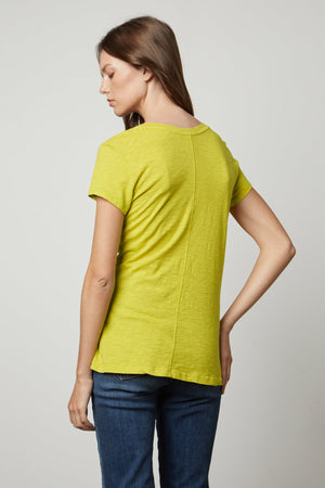 ODELIA COTTON SLUB CREW NECK TEE - Velvet Staging 2.0