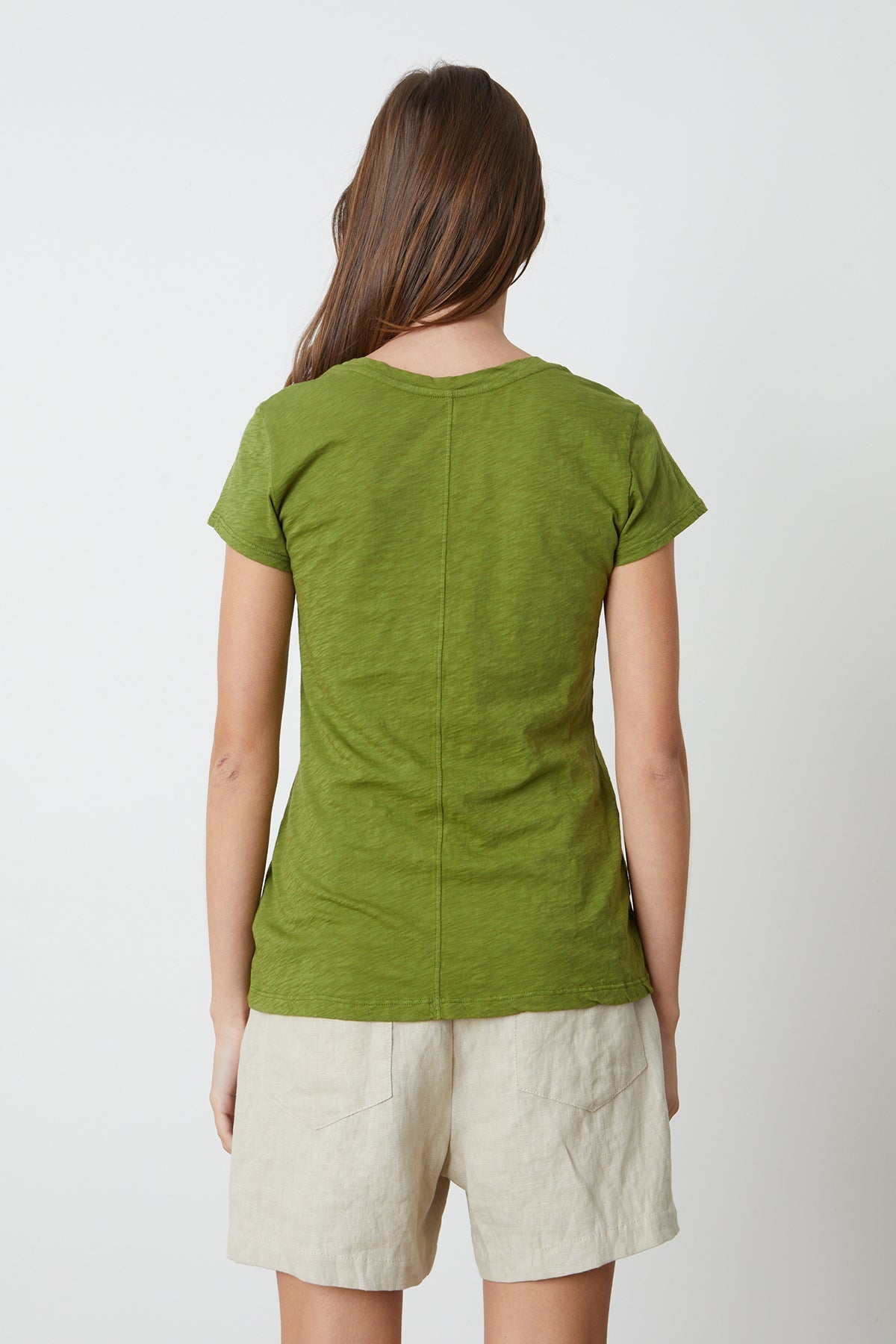ODELIA COTTON SLUB CREW NECK TEE - Velvet Staging 2.0