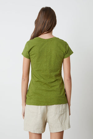 ODELIA COTTON SLUB CREW NECK TEE - Velvet Staging 2.0