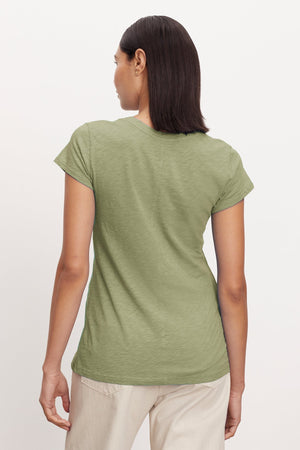 ODELIA COTTON SLUB CREW NECK TEE - Velvet Staging 2.0