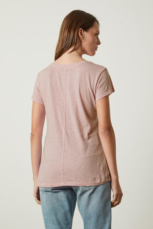 ODELIA COTTON SLUB CREW NECK TEE - Velvet Staging 2.0