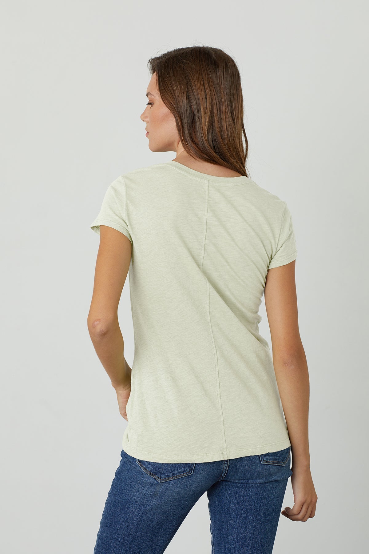 ODELIA COTTON SLUB CREW NECK TEE - Velvet Staging 2.0