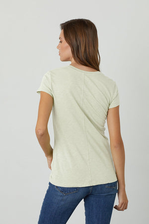 ODELIA COTTON SLUB CREW NECK TEE - Velvet Staging 2.0