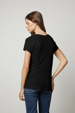 ODELIA COTTON SLUB CREW NECK TEE - Velvet Staging 2.0