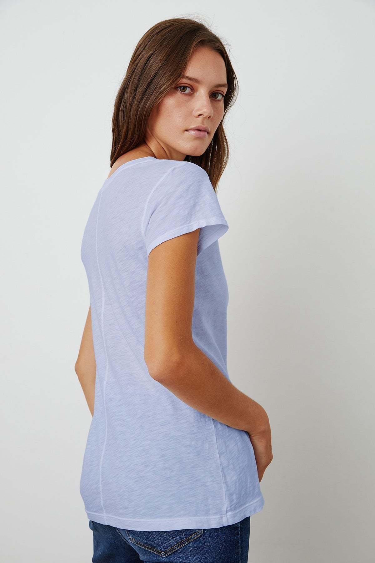 ODELIA COTTON SLUB CREW NECK TEE - Velvet Staging 2.0-26916284399812