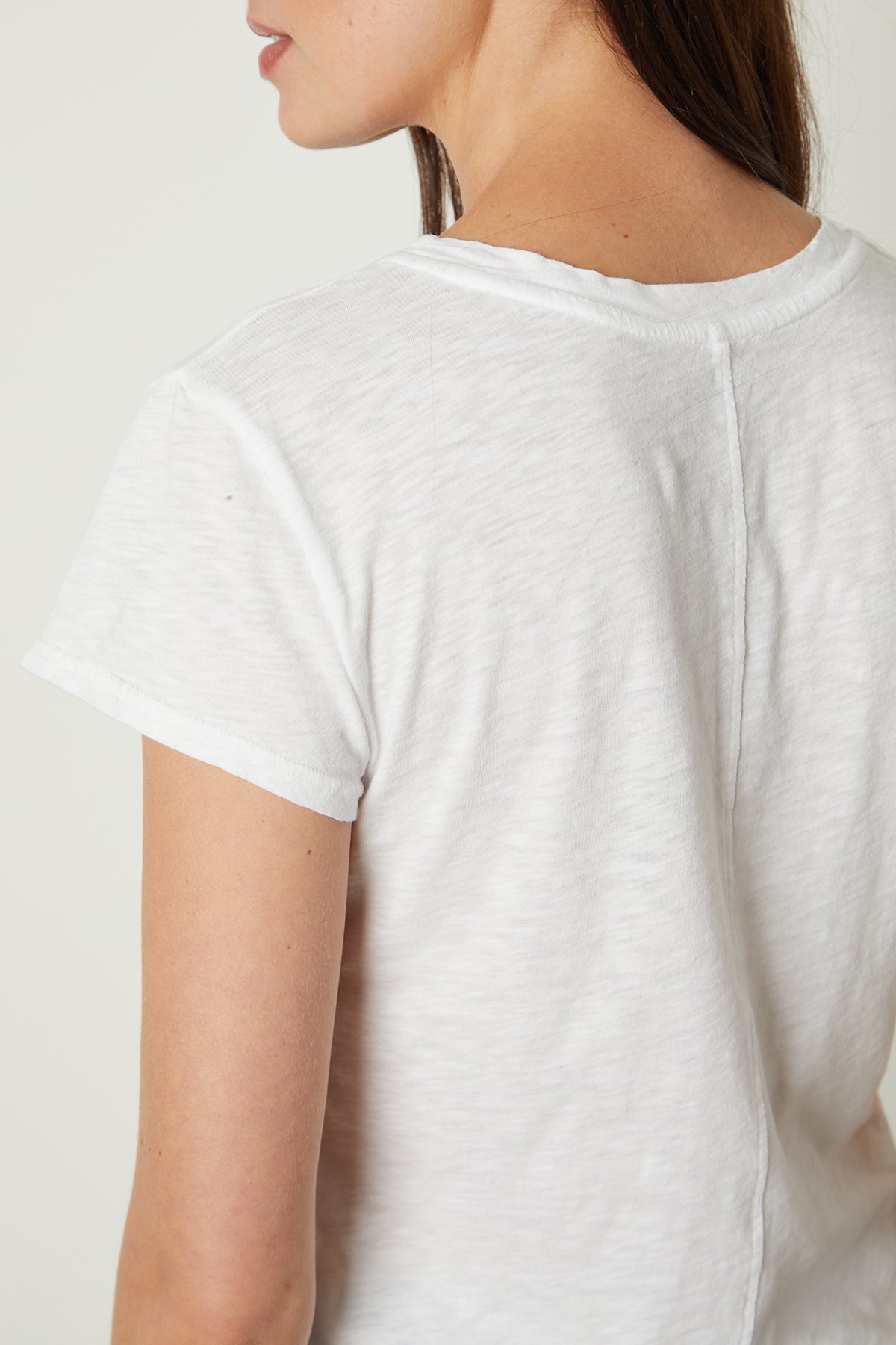 ODELIA COTTON SLUB CREW NECK TEE - Velvet Staging 2.0