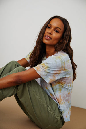 ODETTA TIE DYE TEE - Velvet Staging 2.0