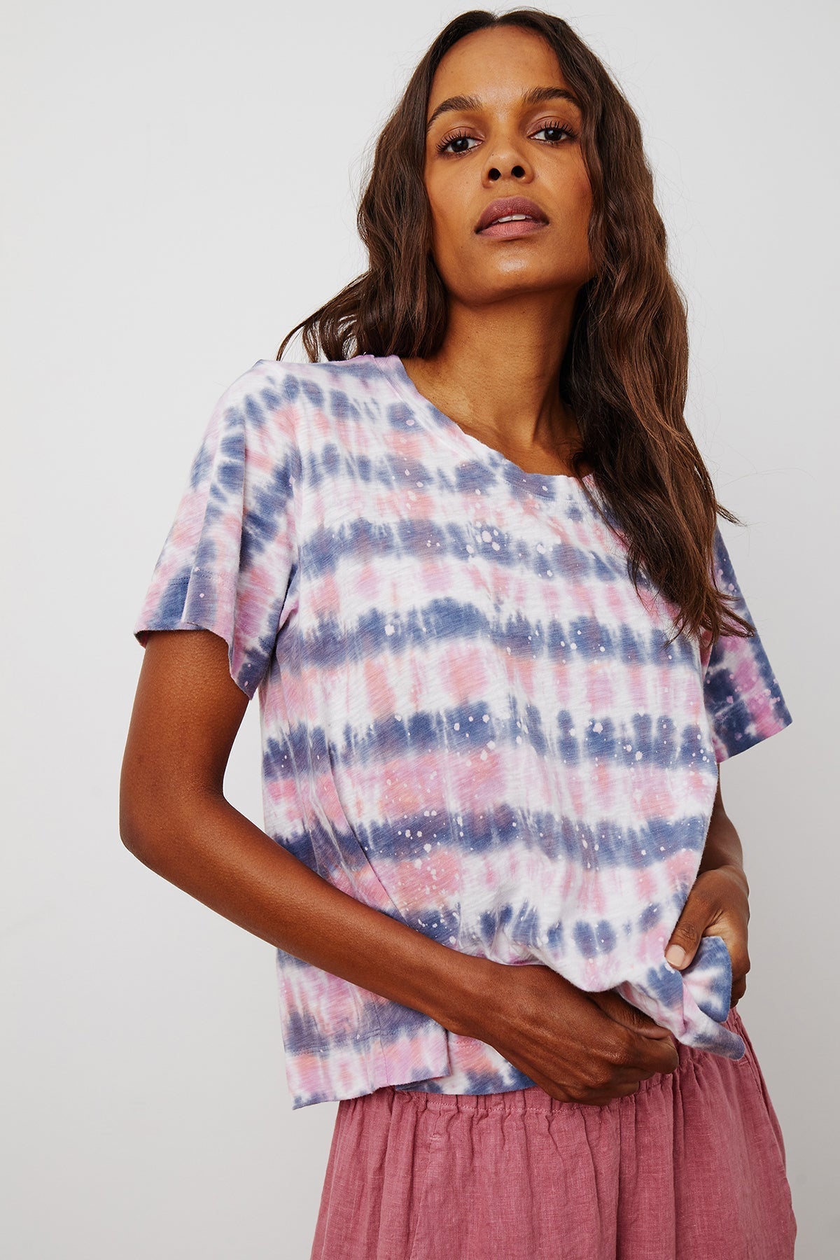 ODETTA TIE DYE TEE - Velvet Staging 2.0-26916284072132