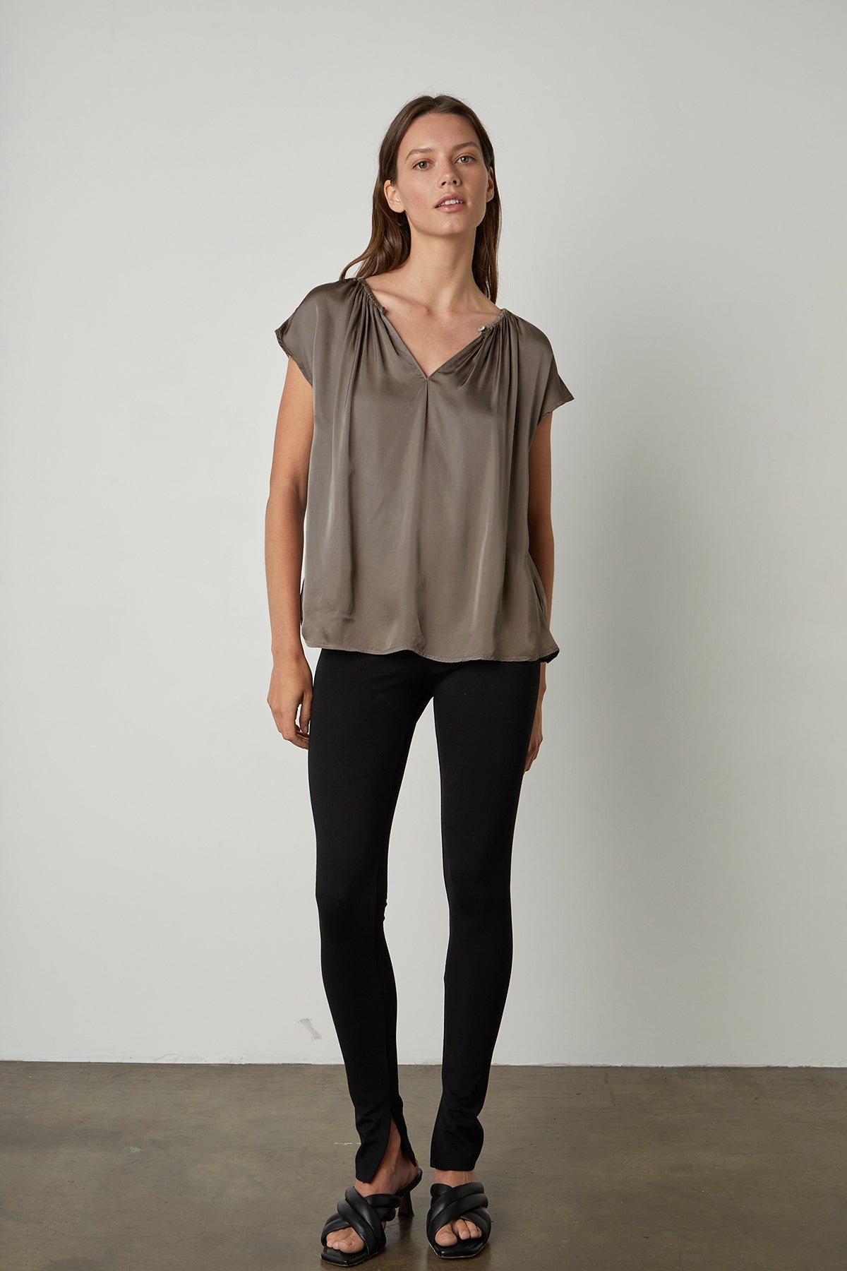 ODETTE CAP SLEEVE BLOUSE - Velvet Staging 2.0