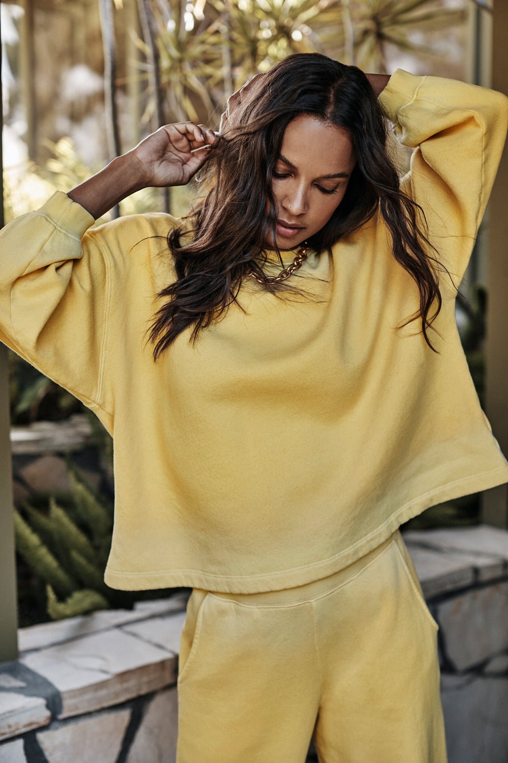 OLIVETTE OMBRE SWEATSHIRT - Velvet Staging 2.0-26916288331972