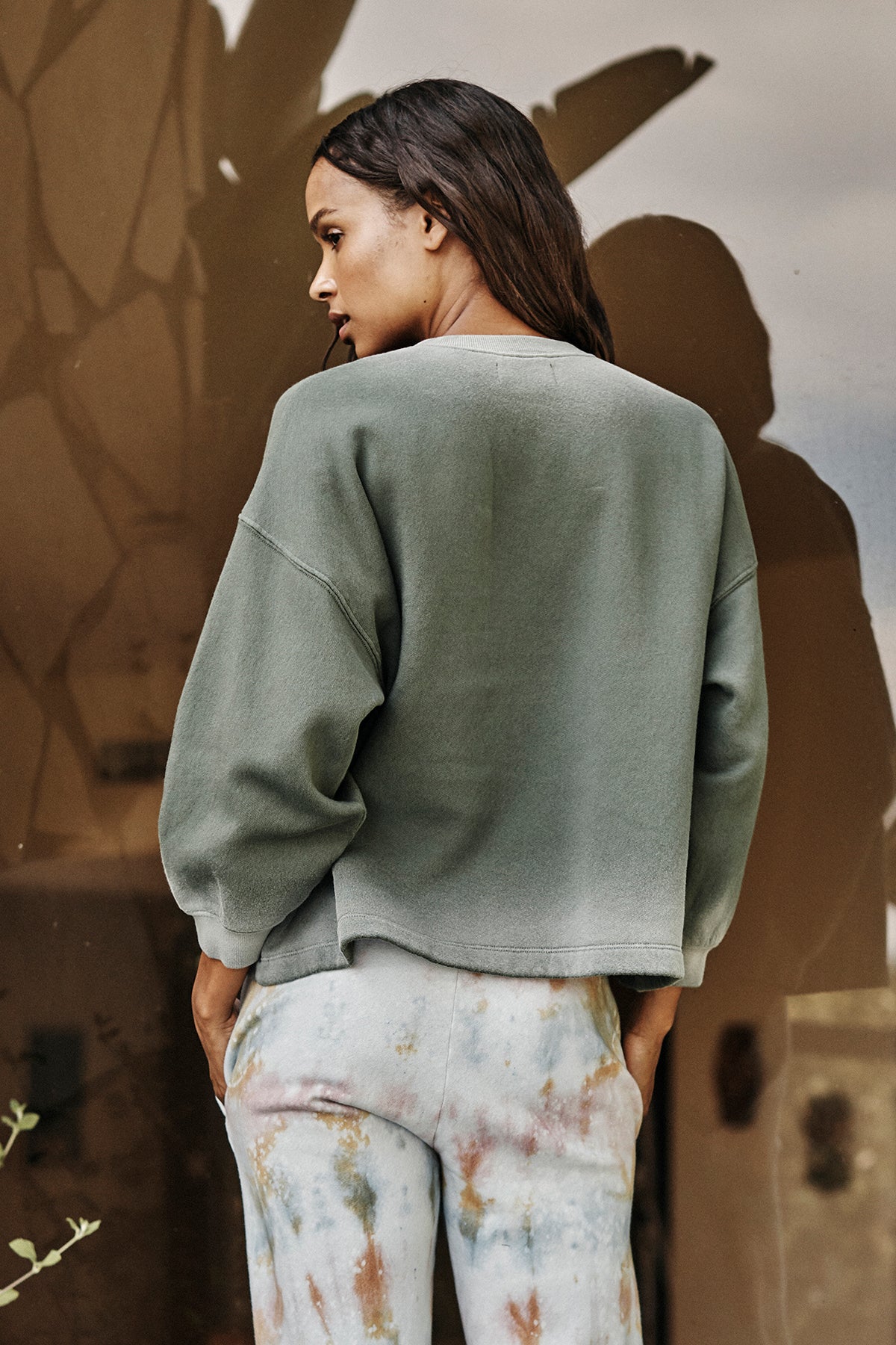 OLIVETTE OMBRE SWEATSHIRT - Velvet Staging 2.0-26916288069828