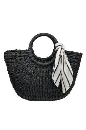 OLIVIA ROUND HANDLE SCARF TOTE - Velvet Staging 2.0