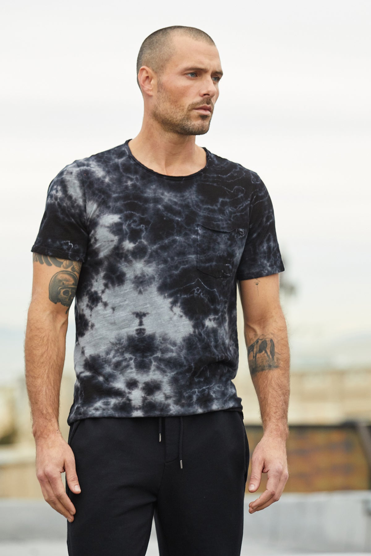 OTTIS TIE DYE TEE - Velvet Staging 2.0