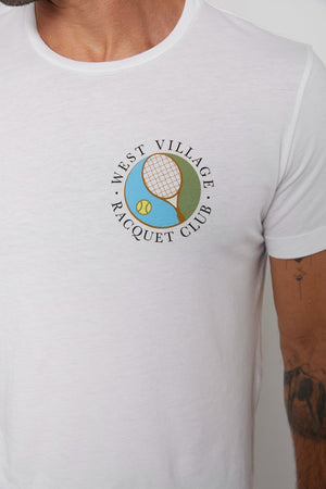 PARK CREW NECK GRAPHIC TEE - Velvet Staging 2.0