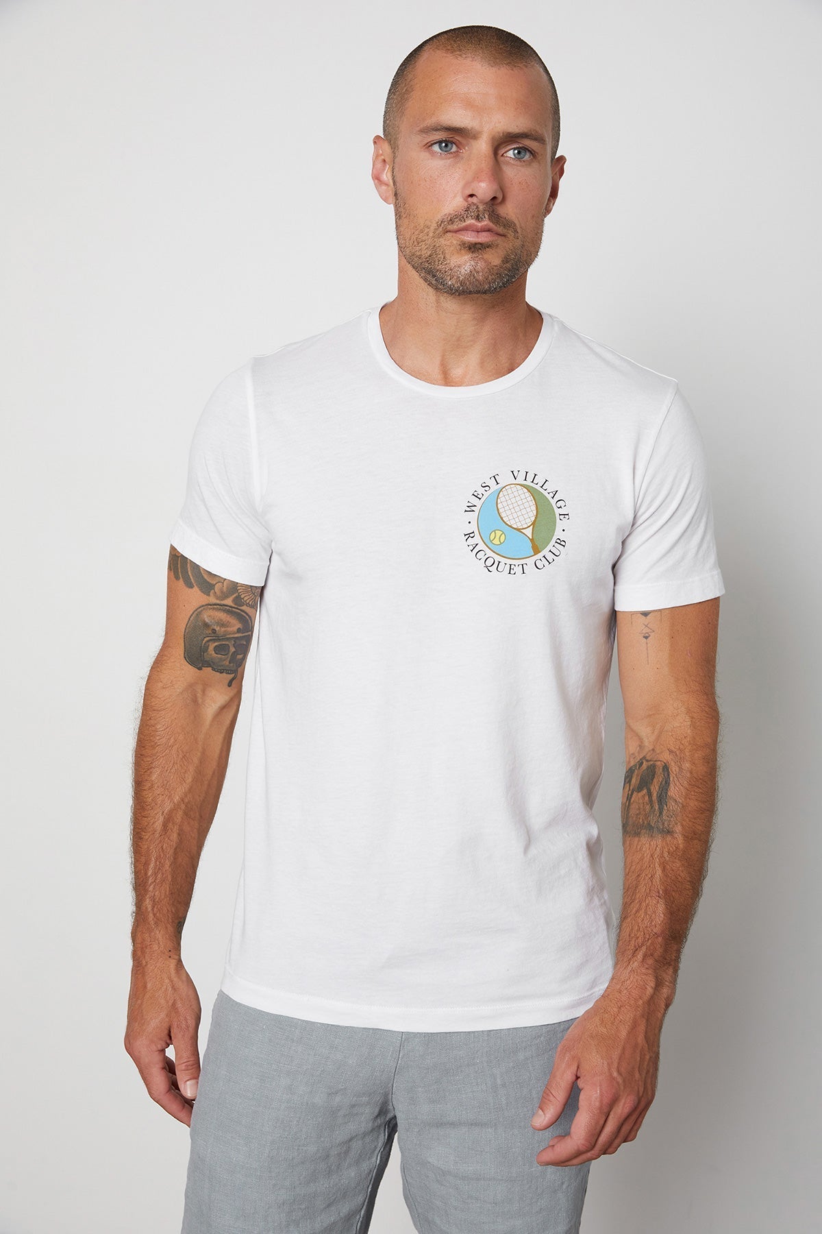 PARK CREW NECK GRAPHIC TEE - Velvet Staging 2.0