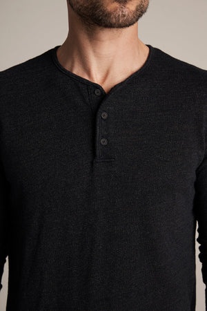 PASCAL MOCK TWIST JERSEY HENLEY - Velvet Staging 2.0