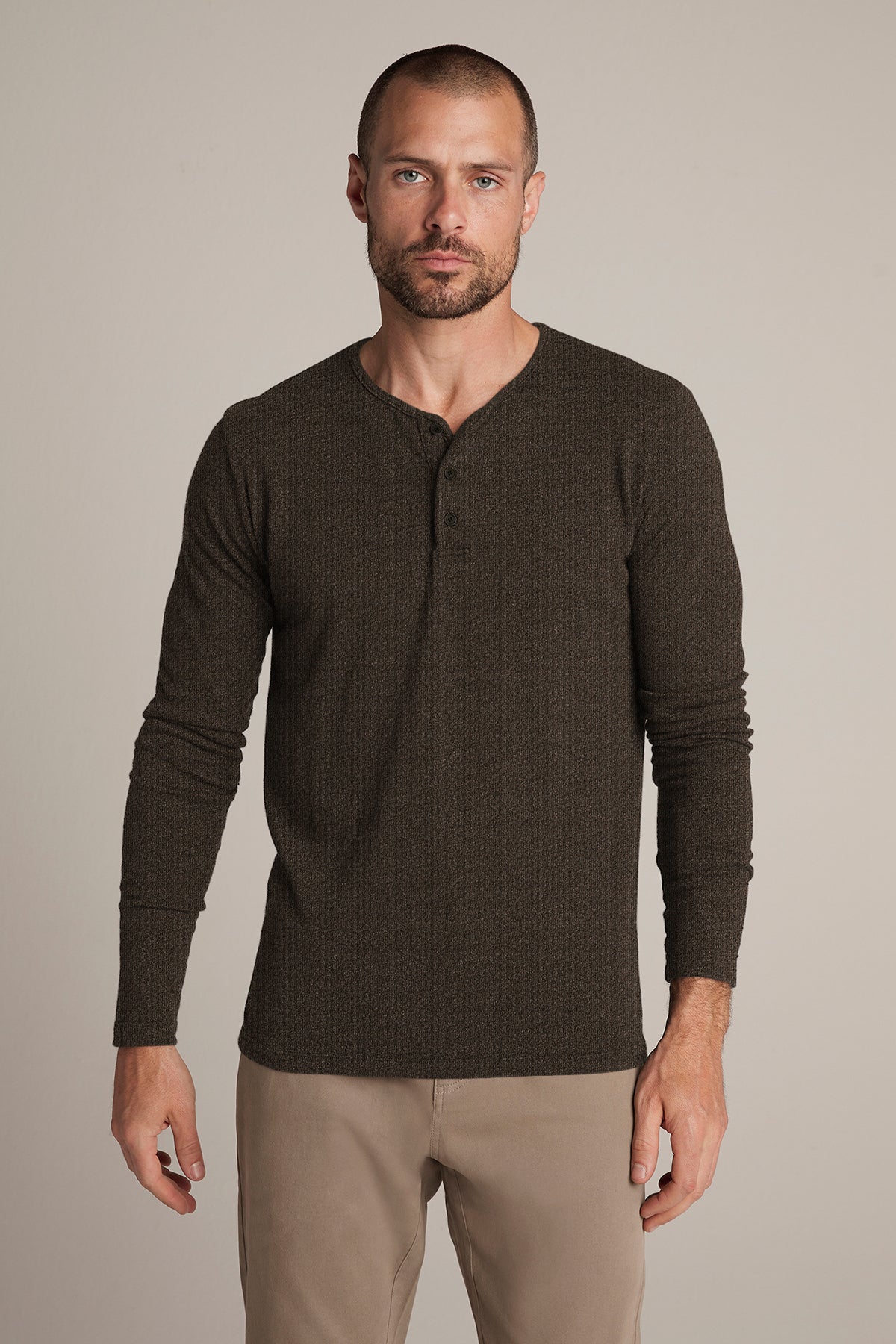 PASCAL MOCK TWIST JERSEY HENLEY - Velvet Staging 2.0-26916292788420