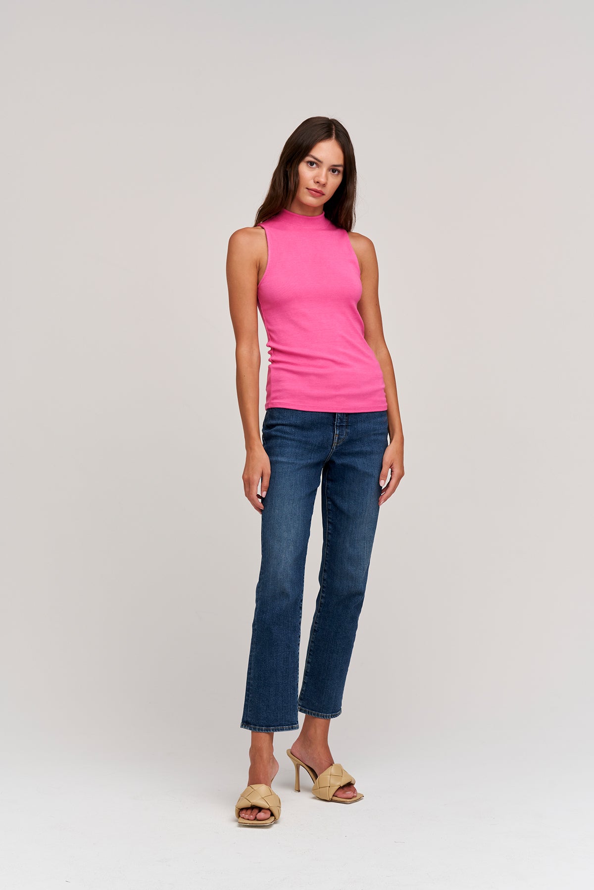PAULETTE MOCK NECK TANK TOP - Velvet Staging 2.0