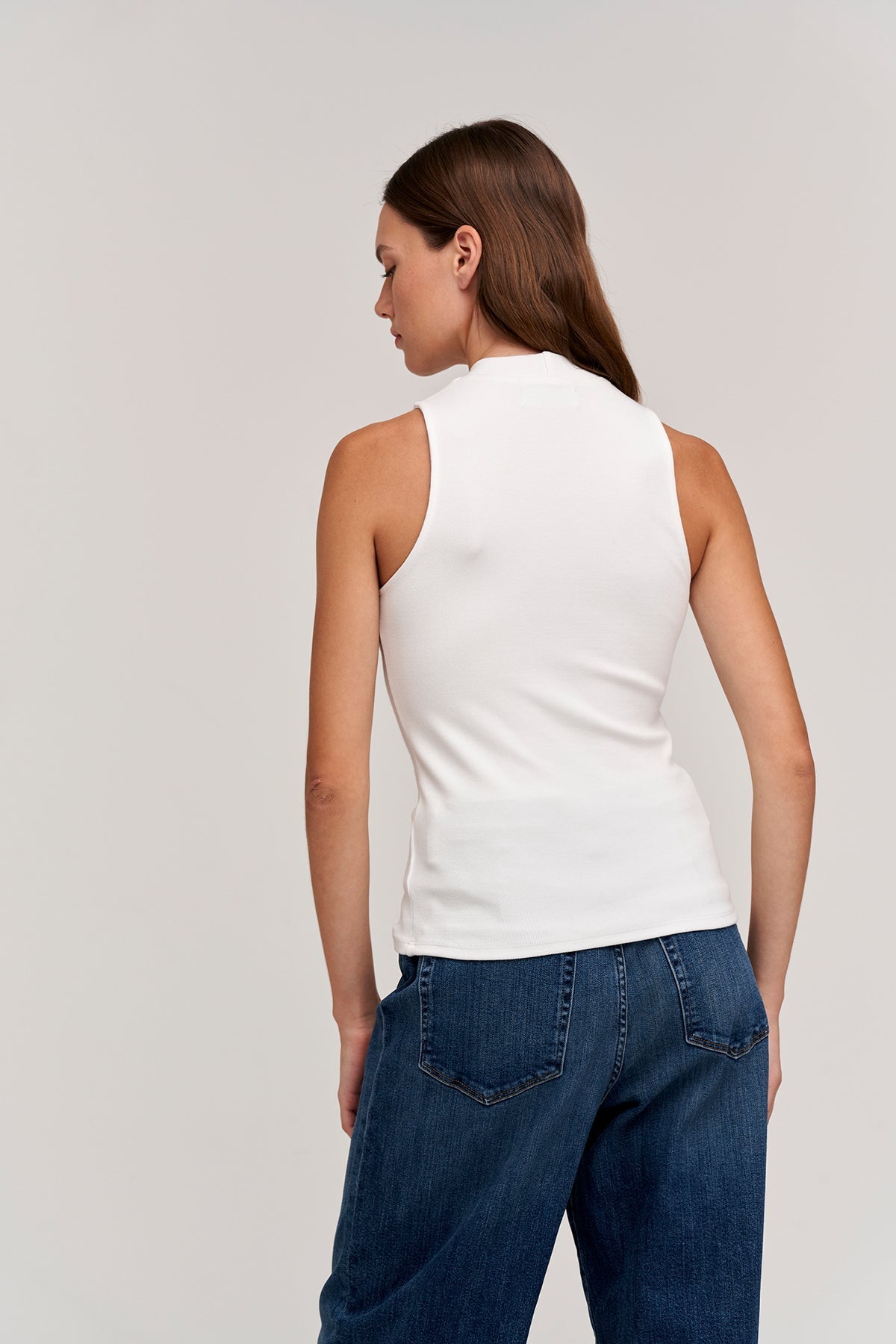 PAULETTE MOCK NECK TANK TOP - Velvet Staging 2.0