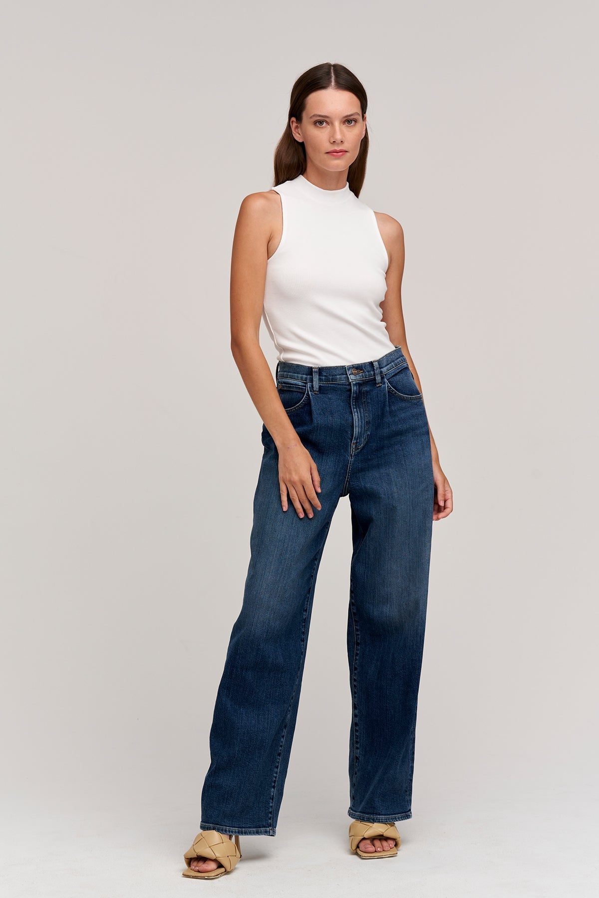 PAULETTE MOCK NECK TANK TOP - Velvet Staging 2.0