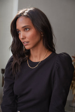 PEGGY PUFF SLEEVE SWEATSHIRT - Velvet Staging 2.0