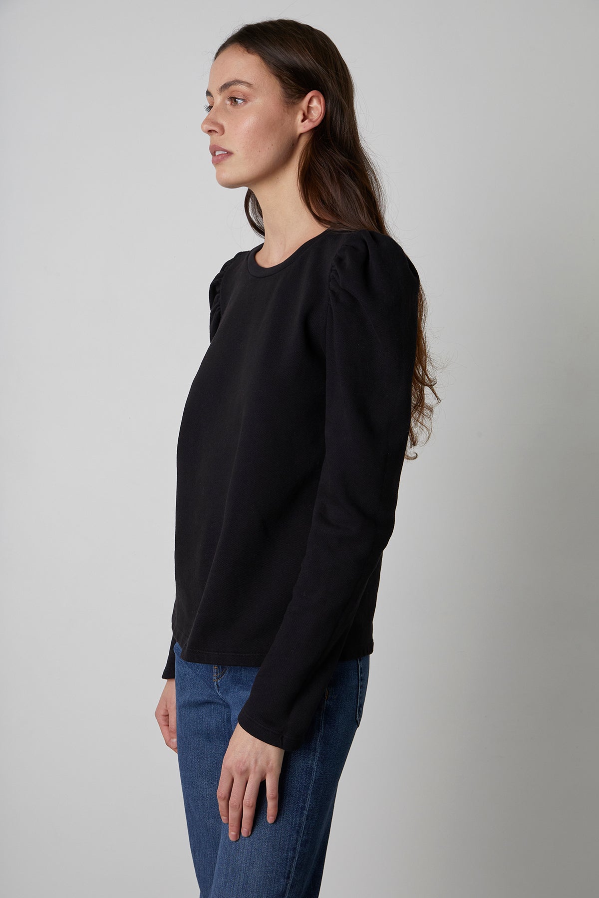 PEGGY PUFF SLEEVE SWEATSHIRT - Velvet Staging 2.0