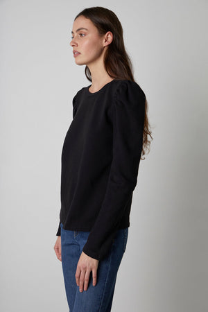 PEGGY PUFF SLEEVE SWEATSHIRT - Velvet Staging 2.0