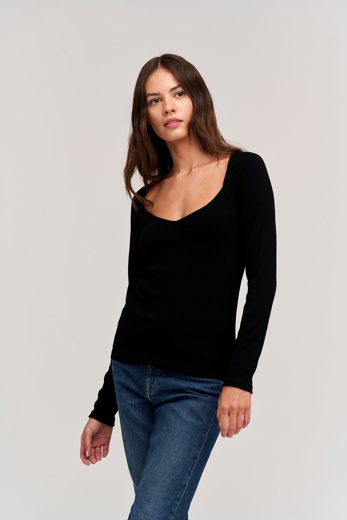 PEPPA VISCOSE RIB TOP - Velvet Staging 2.0