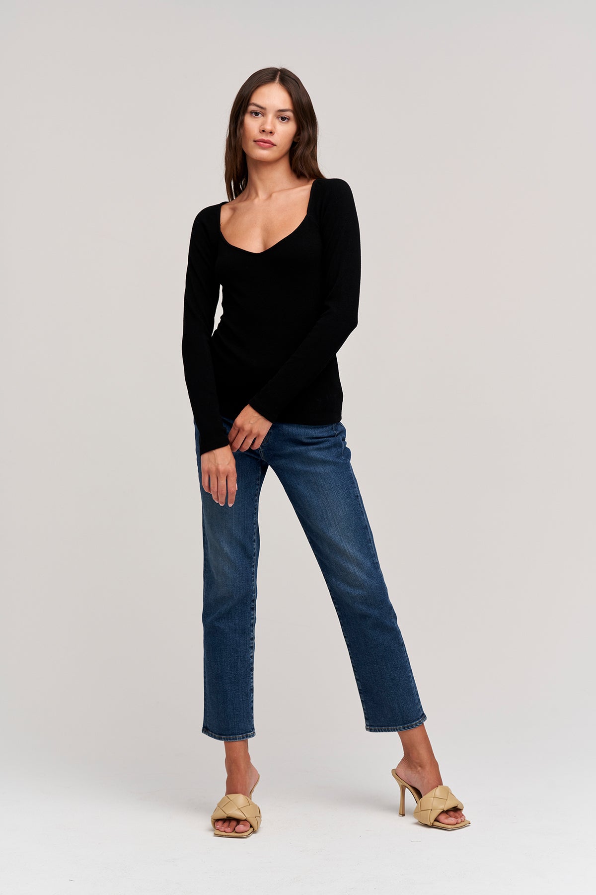 PEPPA VISCOSE RIB TOP - Velvet Staging 2.0