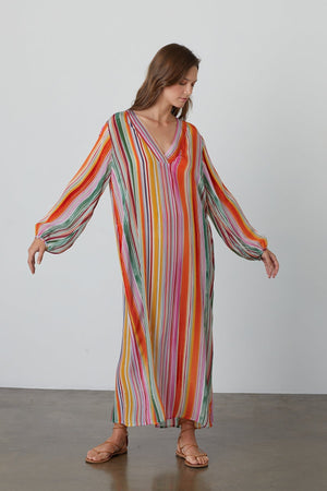 PIA PRINTED MAXI DRESS - Velvet Staging 2.0