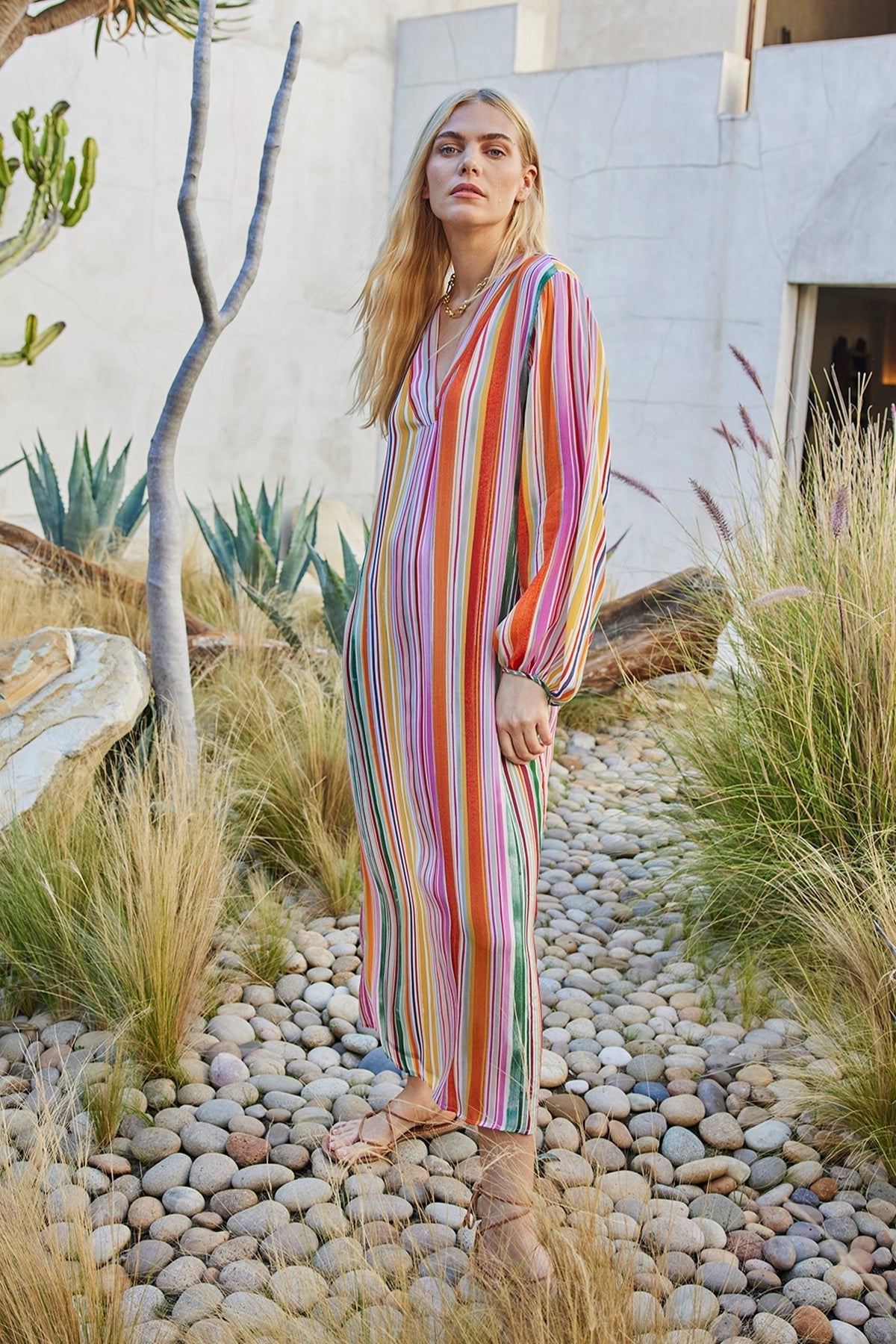 PIA PRINTED MAXI DRESS - Velvet Staging 2.0