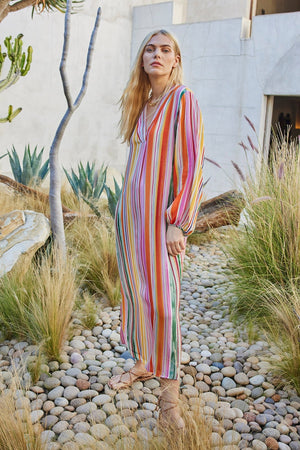 PIA PRINTED MAXI DRESS - Velvet Staging 2.0