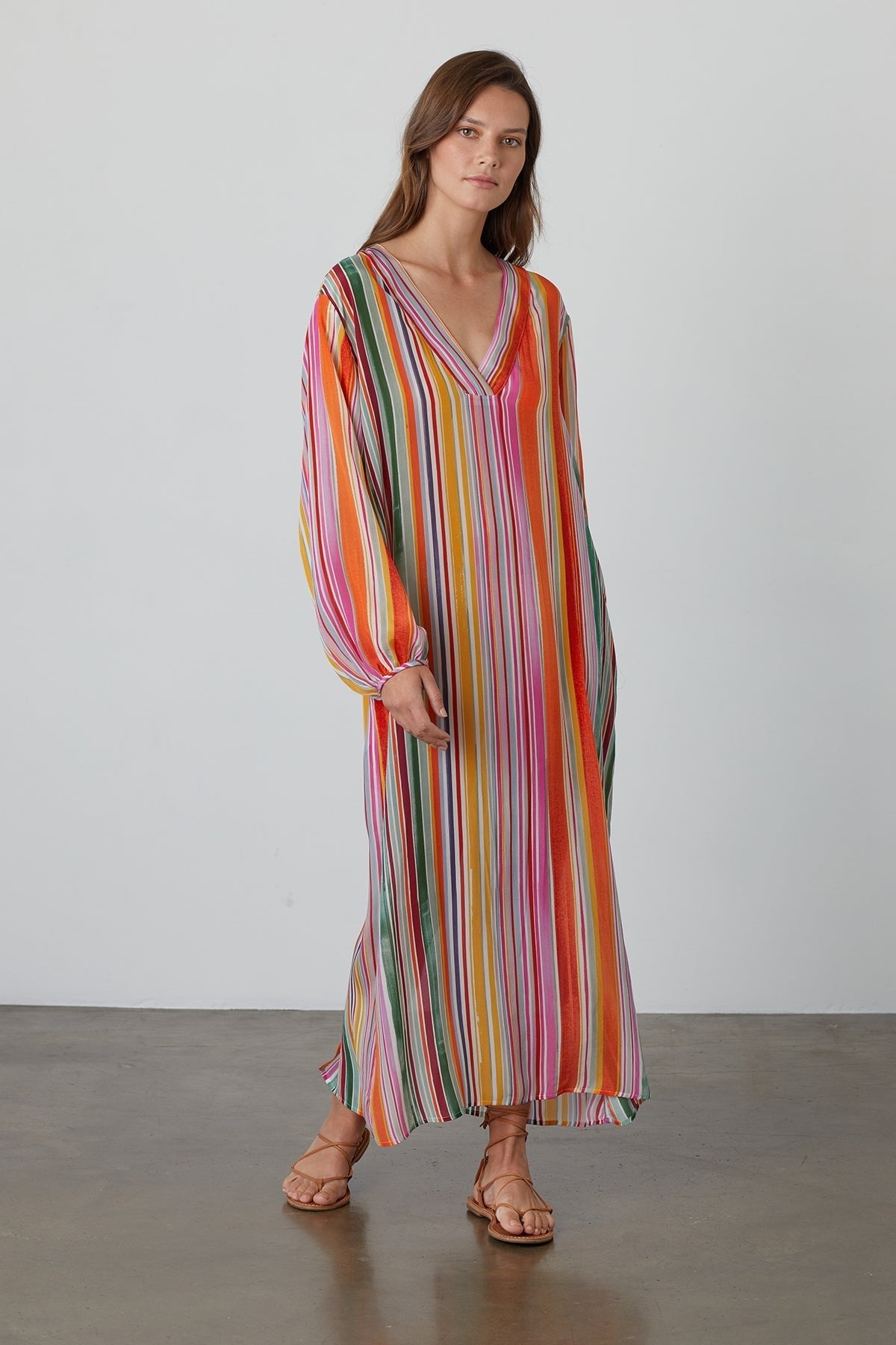 PIA PRINTED MAXI DRESS - Velvet Staging 2.0-26916299538628