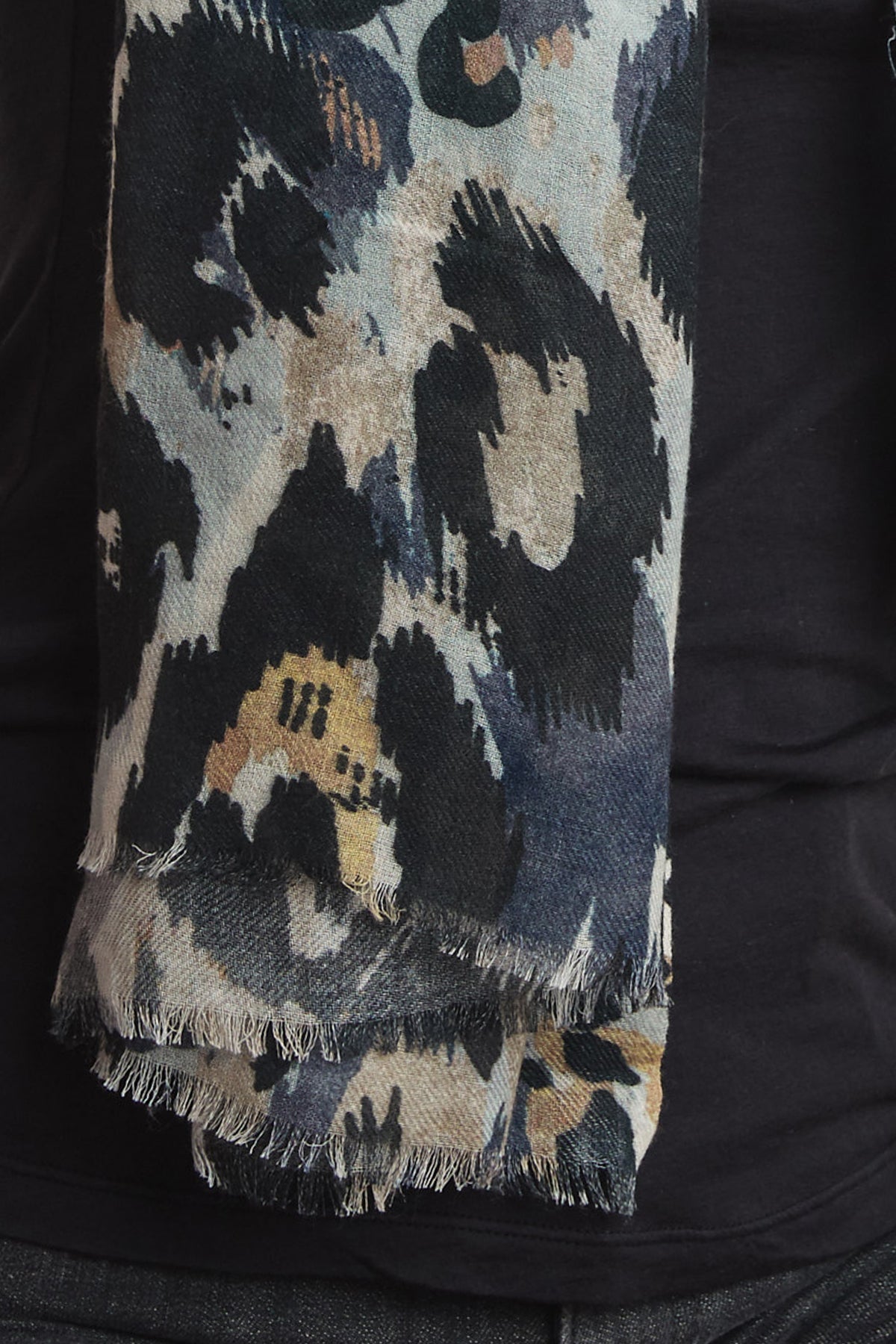 PRINTED SILK BLEND SCARF BY VISMAYA - Velvet Staging 2.0-26916304289988