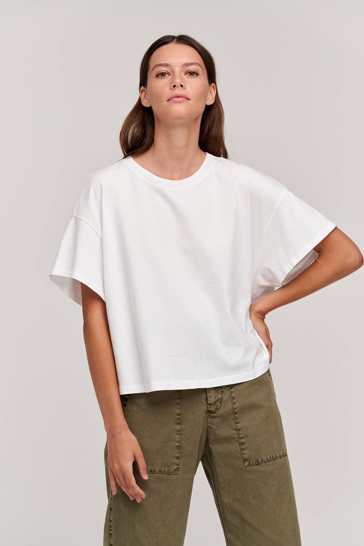 RACHELLE OVERSIZED CREW NECK TEE - Velvet Staging 2.0