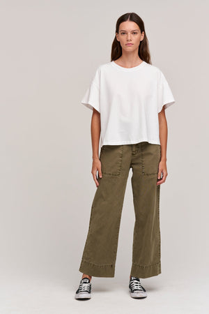 RACHELLE OVERSIZED CREW NECK TEE - Velvet Staging 2.0