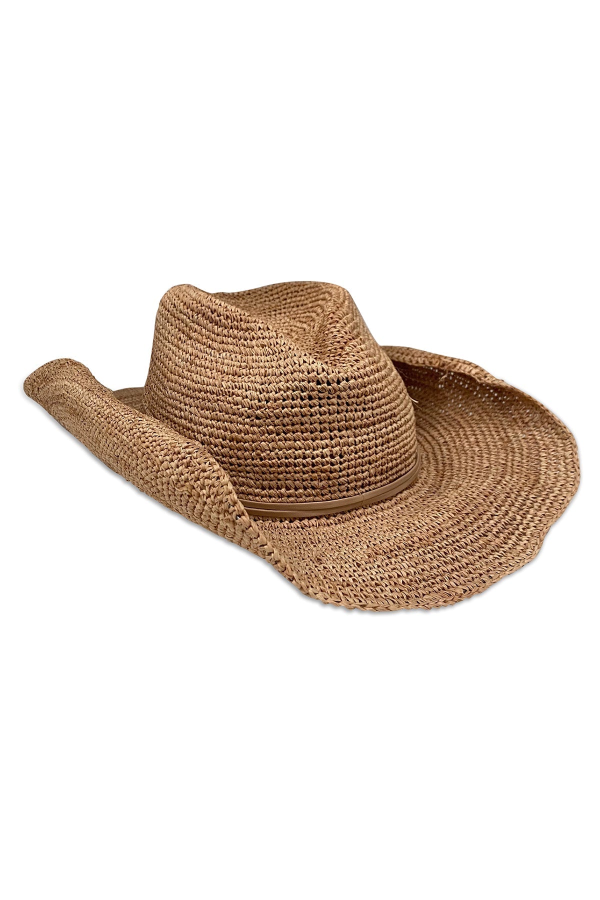 RAFFIA CROCHET COWBOY HAT - Velvet Staging 2.0