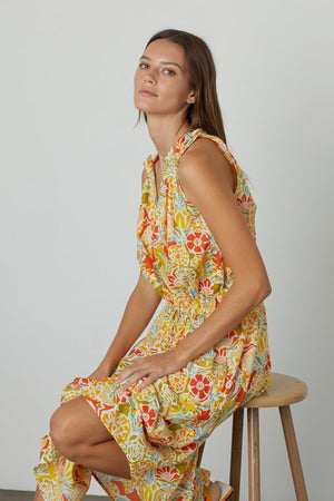 RAMONA PRINTED TANK DRESS - Velvet Staging 2.0