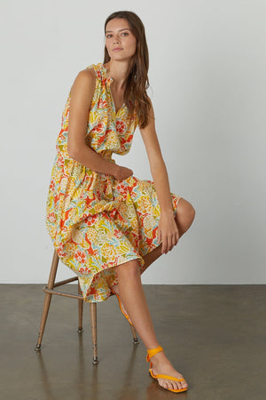 RAMONA PRINTED TANK DRESS - Velvet Staging 2.0